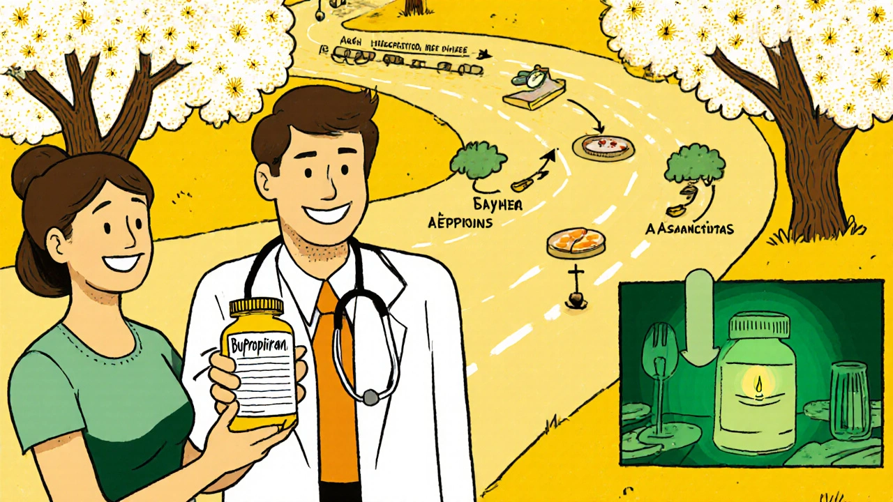 Patient receiving bupropion prescription and visualizing a path to improved sexual health.