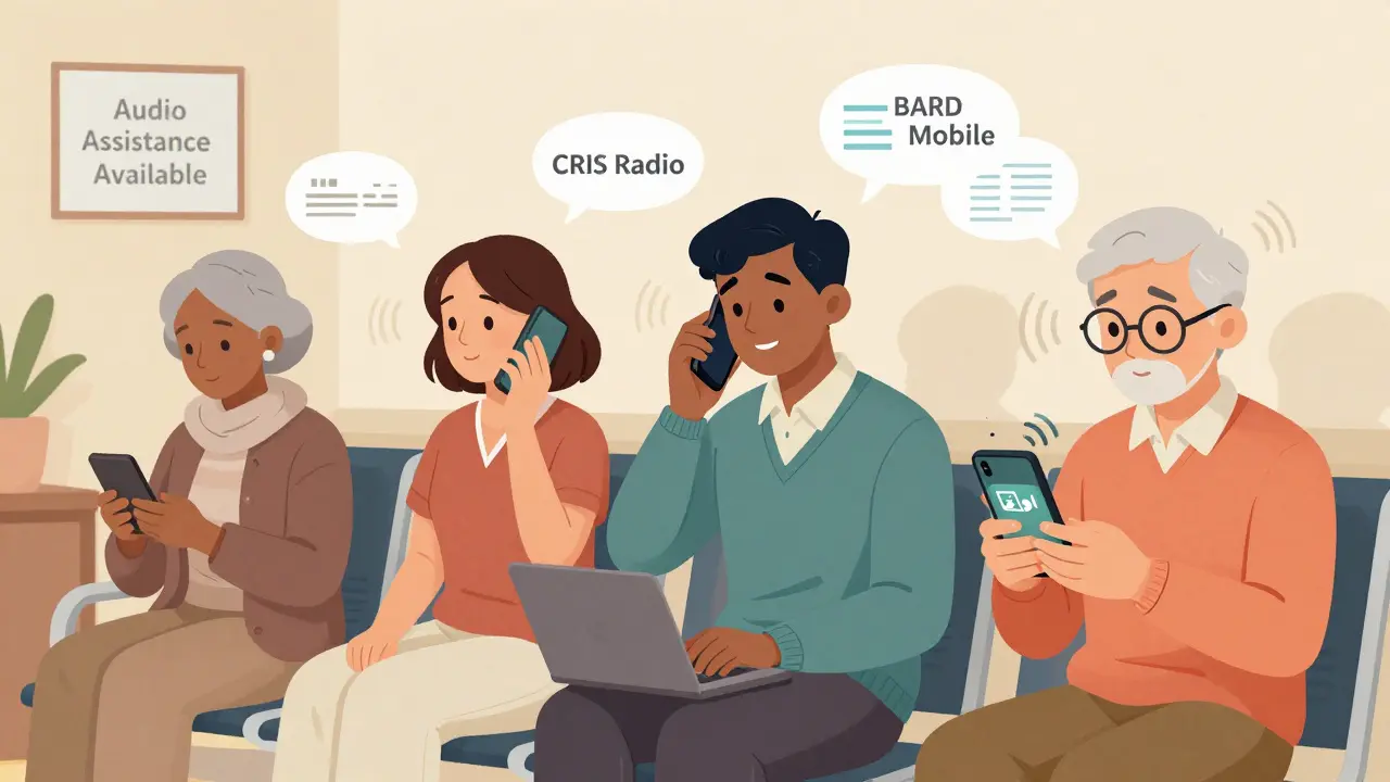 Accessible Audio Resources for Visually Impaired Patients: Essential Tools for Healthcare