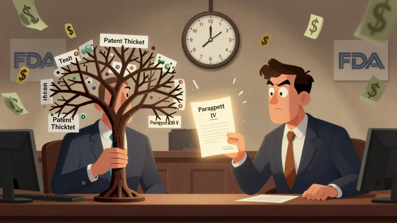 Courtroom battle between brand pharma and generic company over patent validity