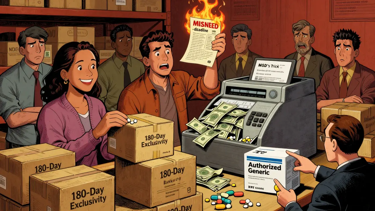 First generic company celebrates 180-day exclusivity while rivals watch and FTC intervenes